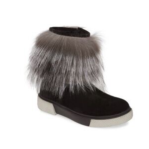 Sheridan Mia Black and Gray Winter Boots